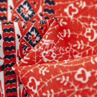 Плательная ткань "Фламенко" 24.1, 80 гр/м2, шир.150 см, принт этнический - купить в Иваново. Цена 241.49 руб.