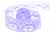 Тесьма кружевная 0621-2063, шир. 40 мм/уп. 20+/-1 м, цвет 107-фиолет - купить в Иваново. Цена: 933.93 руб.