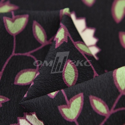 Плательная ткань "Фламенко" 10.1, 80 гр/м2, шир.150 см, принт растительный - купить в Иваново. Цена 241.49 руб.