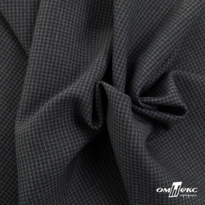 Ткань костюмная Пье-де-пуль 24013, 210 гр/м2, шир.150см, цвет т.серый - купить в Иваново. Цена 334.18 руб.