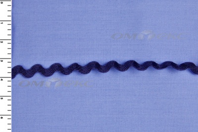 Тесьма плетеная "Вьюнчик"/т.синий - купить в Иваново. Цена: 48.52 руб.