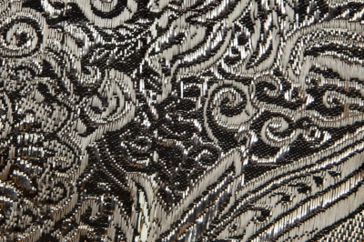 Ткань костюмная жаккард №11, 140 гр/м2, шир.150см, цвет тем.серебро - купить в Иваново. Цена 383.29 руб.