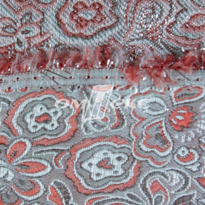 Ткань костюмная жаккард, 135 гр/м2, шир.150см, цвет красный№12 - купить в Иваново. Цена 441.92 руб.