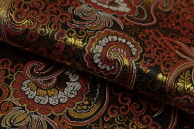 Ткань костюмная жаккард, 135 гр/м2, шир.150см, цвет бордо№6 - купить в Иваново. Цена 441.95 руб.