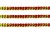 Пайетки "ОмТекс" на нитях, CREAM, 6 мм С / упак.73+/-1м, цв. 96 - красный - купить в Иваново. Цена: 484.77 руб.