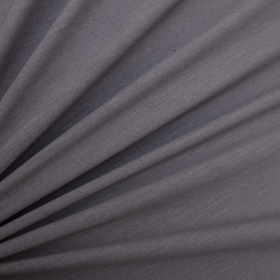 Костюмная ткань с вискозой "Палермо", 255 гр/м2, шир.150см, цвет св.серый - купить в Иваново. Цена 590.19 руб.