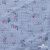 Ткань Муслин принт, 100% хлопок, 125 гр/м2, шир. 140 см, #2308 цв. 69 серо-голубой с цветком - купить в Иваново. Цена 413.11 руб.