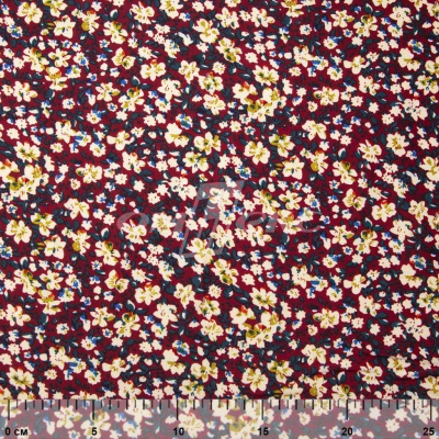 Плательная ткань "Софи" 5.1, 75 гр/м2, шир.150 см, принт растительный - купить в Иваново. Цена 243.96 руб.