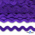 Тесьма вьюнчик 0381-0080, 8 мм/упак.33+/-1м, цвет 9530-фиолетовый - купить в Иваново. Цена: 107.26 руб.