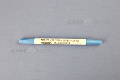 Маркер двухсторонний смывающийся для ткани RA-002 голубой - купить в Иваново. Цена: 207.84 руб.