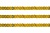 Пайетки "ОмТекс" на нитях, SILVER SHINING, 6 мм F / упак.91+/-1м, цв. 48 - золото - купить в Иваново. Цена: 356.19 руб.