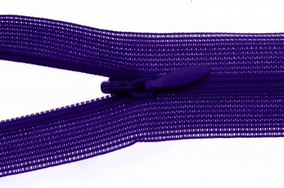 Молния потайная Т3 866, 20 см, капрон, цвет фиолетовый - купить в Иваново. Цена: 5.27 руб.