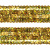 Тесьма с пайетками D16, шир. 20 мм/уп. 25+/-1 м, цвет золото - купить в Иваново. Цена: 778.19 руб.