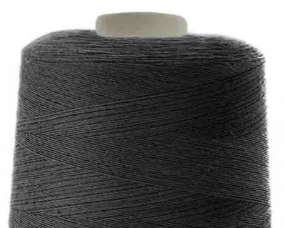 Швейные нитки (армированные) 28S/2, нам. 2 500 м, цвет чёрный - купить в Иваново. Цена: 139.91 руб.