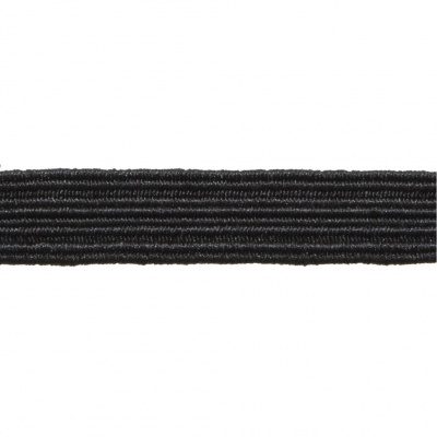 Резинка продежка С-52, шир. 7 мм (20 шт/10 м), цвет чёрный - купить в Иваново. Цена: 1 338.93 руб.