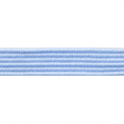 Резиновые нити с текстильным покрытием, шир. 6 мм ( упак.30 м/уп), цв.- 108-голубой - купить в Иваново. Цена: 155.22 руб.