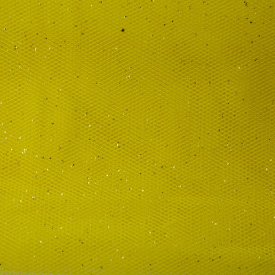 Сетка Глиттер, 24 г/м2, шир.145 см., желтый - купить в Иваново. Цена 117.24 руб.
